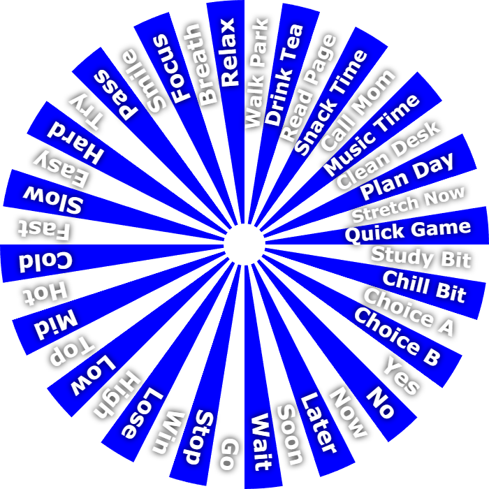 Simple Whele Simple Daily Choice Made Clear with a Practical Wheel | Spin the Wheel